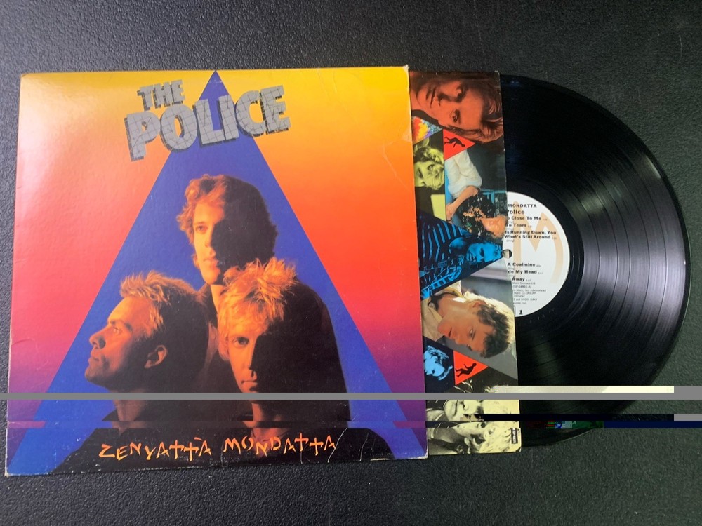 The Police Zenyatta Mondatta LP Vinyl Record-Original New Wave 1st Press Sting