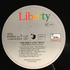 John Barry, You Only Live Twice (Original Motion Picture Soundtrack), (LP, Album