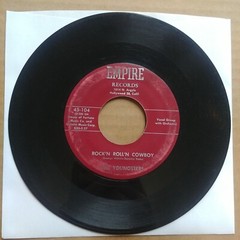 THE YOUNGSTERS Rock’n Roll’n Cowboy 45 7″ POP R&B Record Vinyl EMPIRE Records