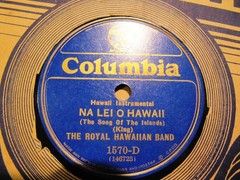 1928 LENA MACHADO John Amasiu Royal Hawaiian Band Na Lei O Hawaii COLUMBIA 1570