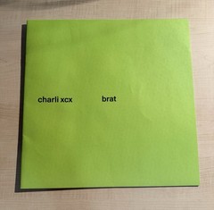 Charli XCX brat 12″ Translucent Black Vinyl LP Atlantic