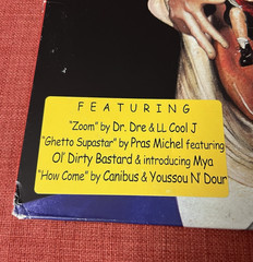 BULWORTH Soundtrack – Dr. Dre Pras ODB Mya RZA +More / 2x Vinyl LP / 1998
