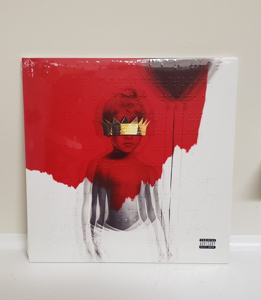 RIHANNA ANTI 2LP Opaque Red Color Vinyl (Not Target) Limited Edition 2LP