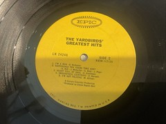 THE YARDBIRDS 1967 Greatest Hits, EPIC True-Mono LN24246, First Press, Beck Page