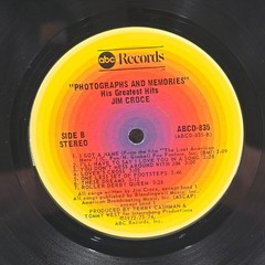 Jim Croce – Photographs & Memories LP Record 1974 ABC Folk Rock 33 RPM