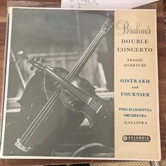 Brahms Double Concerto – Oistrakh / Rournier / Galleera /PO EMI Columbia