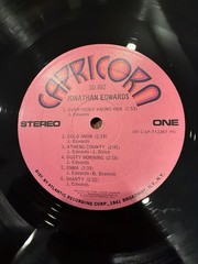 Jonathan Edwards Self Titled LP 1971 Capricorn SD 862 Club Edition VG Sunshine