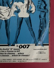 RARE DR. NO Picture Sleeve 45 VG+ JAMES BOND John Barry Ultrasonic