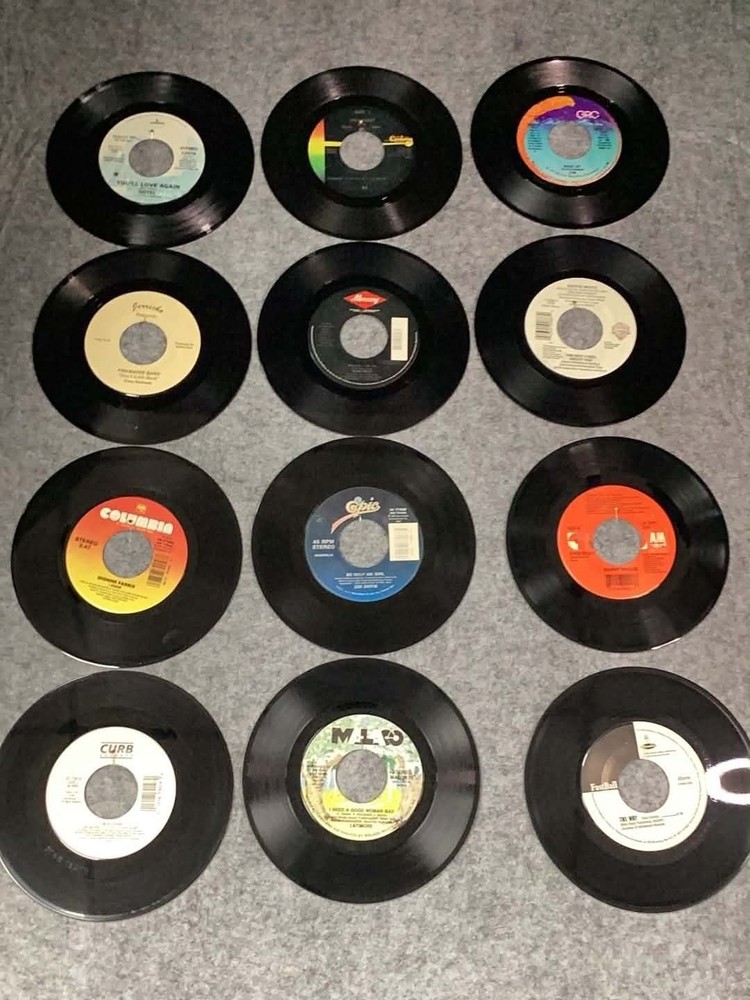 12 of 45 RPM records, From the 2000’s and 90’s
