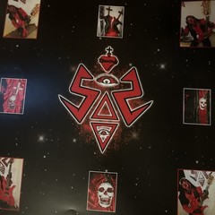 SOS A weird mass celebration LP RED/BLACK VINYL Ex Shrink +poster French Import