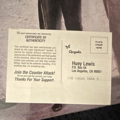 SEALED – Huey Lewis & The News Fore! Vinyl LP Chrysalis 1986 – Tower Records tag