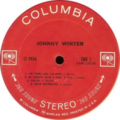 Johnny Winter – Johnny Winter – Columbia – CS 9826 – LP, Album 652162443
