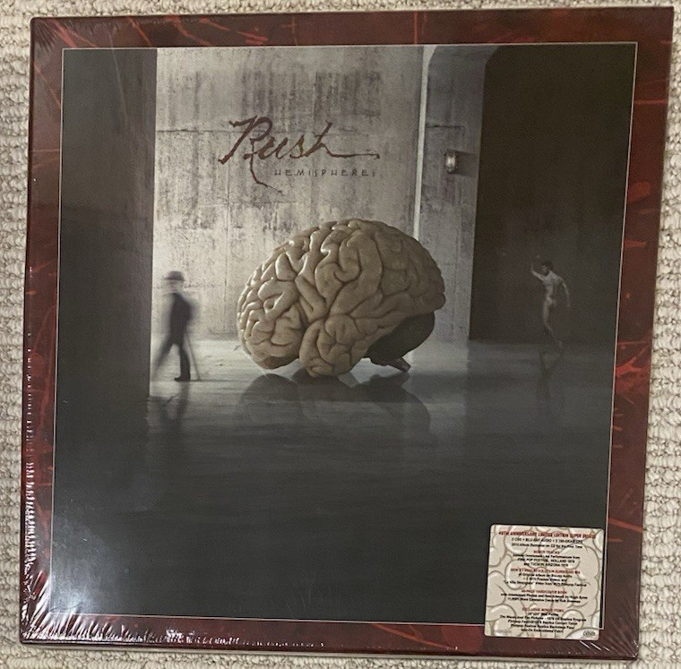 RUSH Hemispheres 40th Super Deluxe Box Set 3LP 2CD 1BD + MORE BRAND NEW SEALED