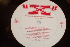 Rare 1950’s RCA X LABEL HOT JAZZ – TEAGARDEN, more