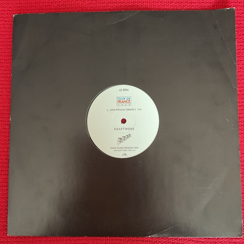 Kraftwerk Tour De France 2003 U.S. 12’’ VG+ PLAYS EXCELLENT