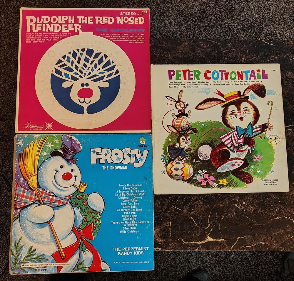 Frosty the Snowman – Vinyl LP – Peppermint Kandy Kids – 8108 VINTAGE 1970 Lot
