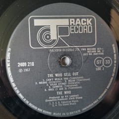The Who – The Who Sell Out / A Quick One – Track Record Double LP Pop Rock