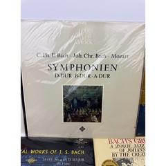 Johann Sebastian Bach Classical Vinyl Record Lot Virgil Fox Swingle Singers 7 LP