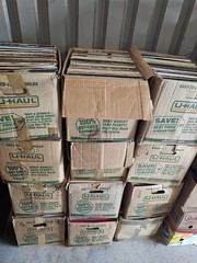Box Lot of About 40 Vinyl 12″ Single Records From Large Collection VG+ All Genre