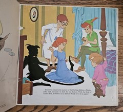 LP Disney PETER PAN Vinyl Record 1969 Disneyland DQ-3910 GOOD
