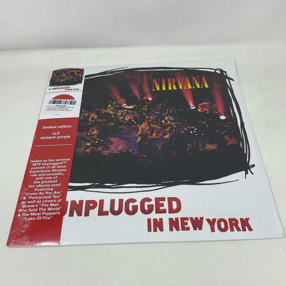 Nirvana Unplugged in New York 12″ LP Target Exclusive Opaque Purple