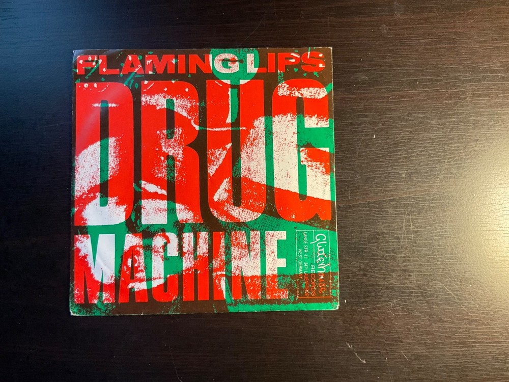Flaming Lips – Drug Machine 7” (Glitterhouse Germany) VG+ / VG