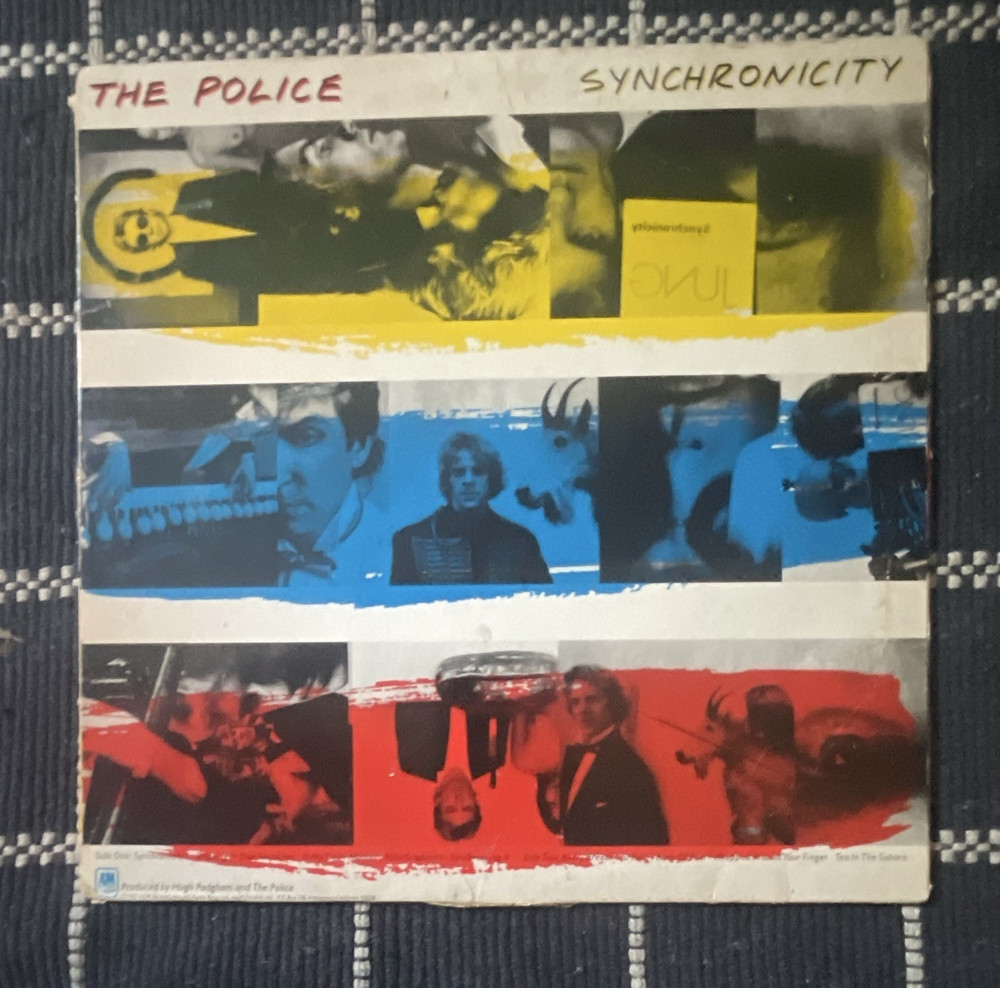 The Police Synchronicity A&M 12″ Black Vinyl LP Record 33 RPM Rock Sleeve