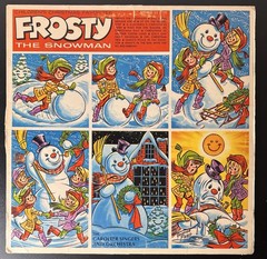 Vintage Frosty The Snowman Vinyl Record Stereo SX1728 Rocking Horse Records