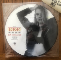 Vintage 1988 INXS NEW SENSATION Limited Edition 12″ Picture Disc + LIVE BABY CD!