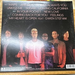 Maroon 5 V 222 Records 2010s Red 12″ Vinyl LP B0021200-01 Limited Edition