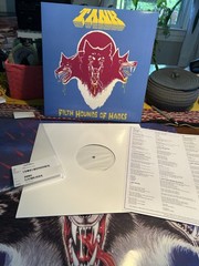 TEST PRESS PRESSING Tank FIlth Hounds of Hades NWOBHM Heavy Metal LP Rare Punk