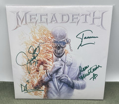 Megadeath – Limited Ocean Blue Splatter Vinyl JSA Certified Numbered