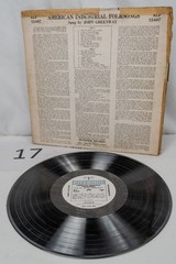 John Greenway American Industrial Folksongs 1955 Riverside RLP 12-607 Folk VG+