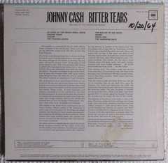 Johnny Cash Bitter Tears Ballads/American Indian 1964 Columbia CL2248 Mono Promo