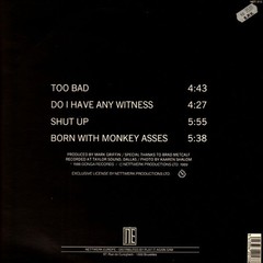 MC 900 Ft Jesus With DJ Zero – Too Bad / Shut Up (12″) (Near Mint (NM or M-)) –