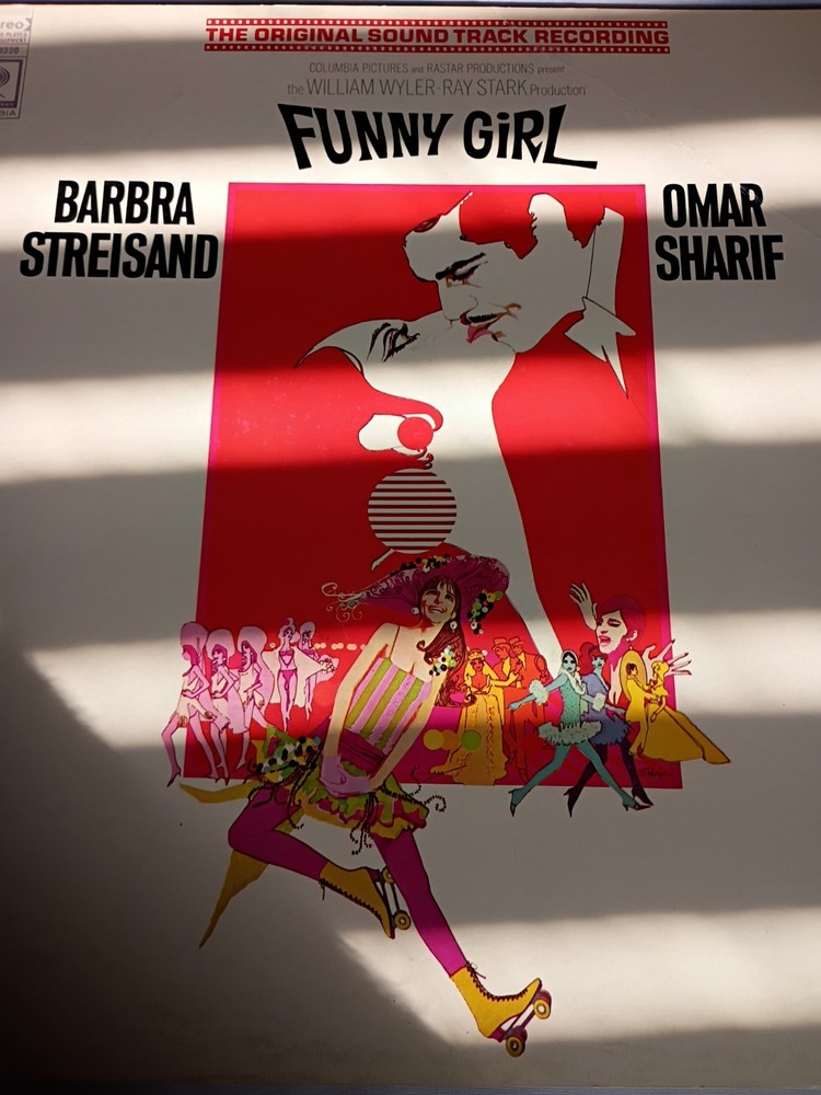Columbia Funny Girl Original Sound Track Vinyl LP Barbra Streisand Omar Sharif