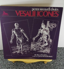 PETER MAXWELL DAVIES FIRES OF LONDON, VESALI ICONES vinyl ,cleaned, play tested