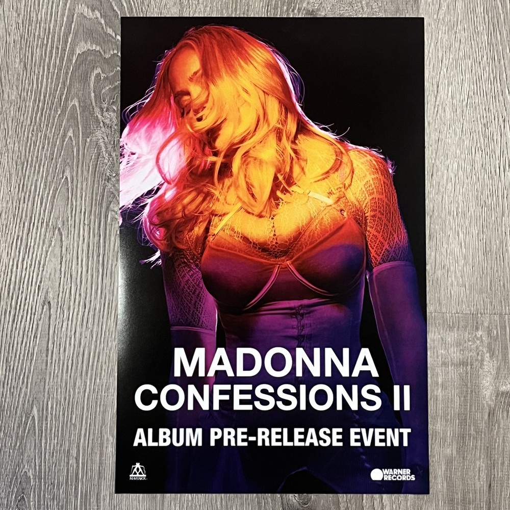 Madonna – Confessions on a Dancefloor (OFFICIAL POSTER 2) – POP/HOUSE *NEW*