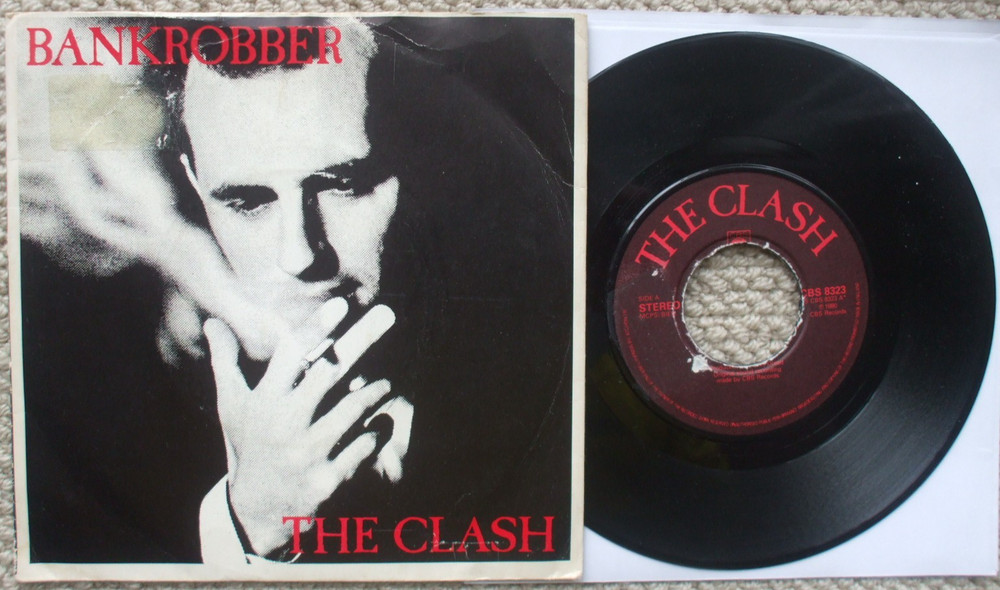 The Clash – Bank Robber / Rockers Galore U.K Tour – EX- Jukebox Ready 45 + PS