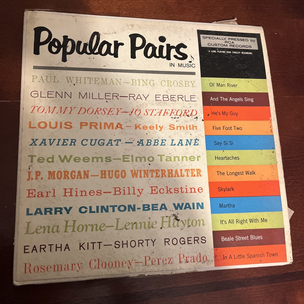 Popular Pairs In Music ￼
