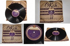 1920s Brunswick 78 RPM Record 5042 Criterion Quartet Gospel Purple Label VG+