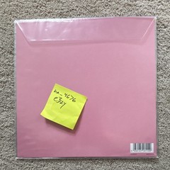 LAUFEY Valentine Heart Shaped Pink & Black Colored Vinyl Record Single MINT
