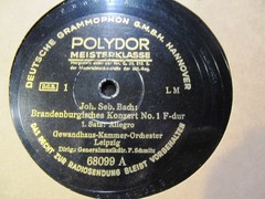 1941 Paul Schmitz Bach Brandenburg Concerto No 1 LEIPZIG GEWANDHAUS Chamber Or