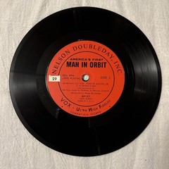 America’s First Man In Orbit John Glenn Nelson Doubleday 33-1/3 RPM 7″ EP