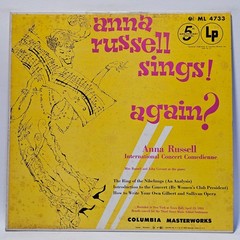 Anna Russell – Anna Russell Sings! Again? – 1953 Non-Music – EX – Ultrasonic Cln