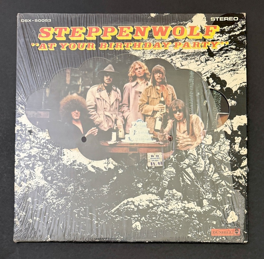 STEPPENWOLF At Your Birthday Party Vinyl Record Album Original Shrink Die Cut NM