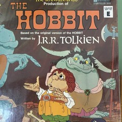The Hobbit ~ J.R.R. Tolkien ~ Rankin/Bass Vinyl LP Record ~ 3819 DISNEYLAND NEW