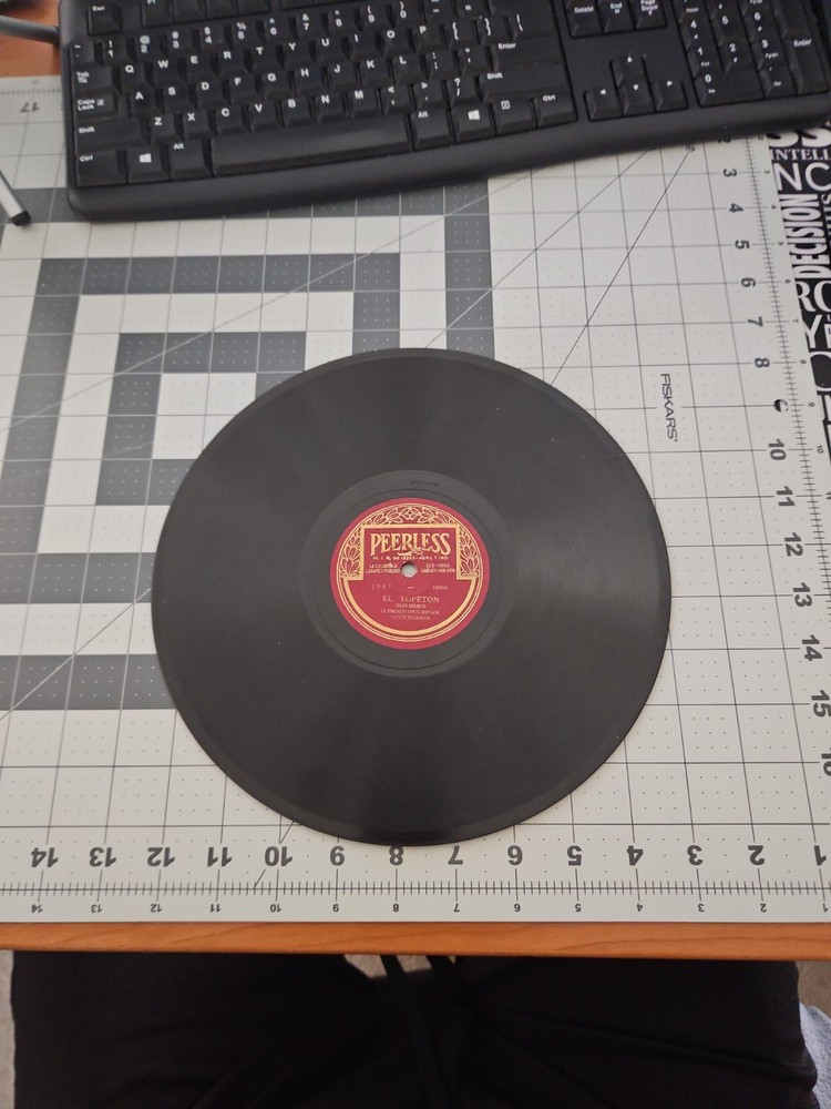 peerless vintage record por un amor 1920s