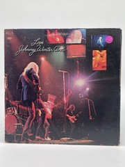 LIVE JOHNNY WINTER AND 12″ LP VG+ VINYL RECORD COLUMBIA 1971