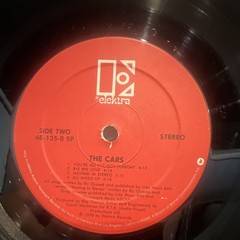 The Cars The Cars Elektra 6E-135 12″ 33RPM Stereo Black Vinyl LP Rock